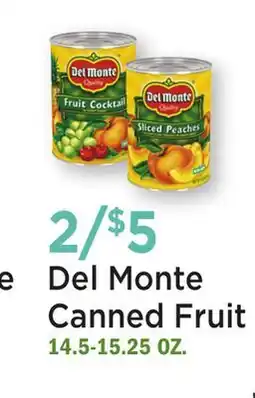 Heinen's Del Monte Canned Fruit offer