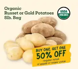 Sprouts Farmers Market Organic Russet or Gold Potatoes offer