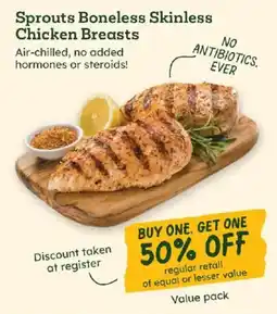 Sprouts Farmers Market Sprouts Boneless Skinless Chicken Breasts offer