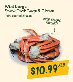 Sprouts Farmers Market Wild Large Snow Crab Legs & Claws offer