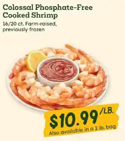 Sprouts Farmers Market Colossal Phosphate-Free Cooked Shrimp offer