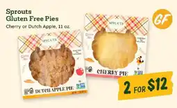 Sprouts Farmers Market Sprouts gluten free pies offer
