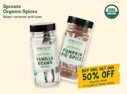Sprouts Farmers Market Sprouts Organic Spices offer