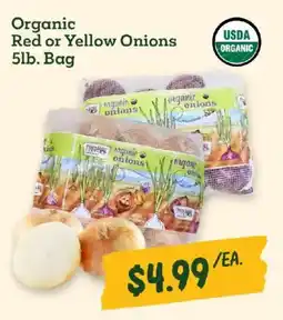 Sprouts Farmers Market Organic Red or Yellow Onions offer