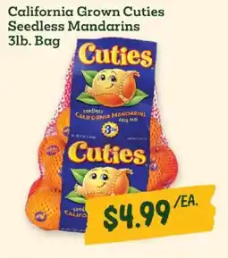 Sprouts Farmers Market California Grown Cuties Seedless Mandarins offer