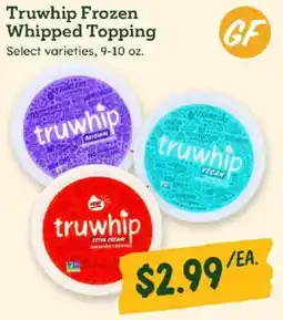 Sprouts Farmers Market Truwhip Frozen Whipped Topping offer