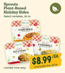 Sprouts Farmers Market Sprouts Plant-Based Holiday Sides offer