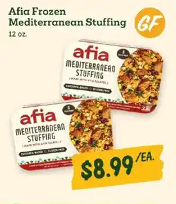 Sprouts Farmers Market Afia Frozen Mediterranean Stuffing offer