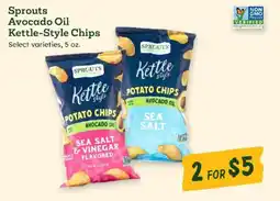 Sprouts Farmers Market Sprouts Avocado Oil Kettle-Style Chips offer
