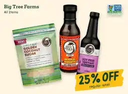 Sprouts Farmers Market Big Tree Farms offer