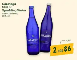 Sprouts Farmers Market Saratoga Still or Sparkling Water offer