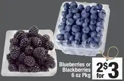 Super King Markets Blueberries or Blackberries offer