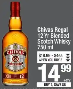 Super King Markets Chivas Regal 12 Yr Blended Scotch Whisky offer