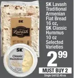 Super King Markets SK Lavash Traditional Armenian Flat Bread offer