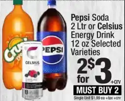 Super King Markets Pepsi Soda offer