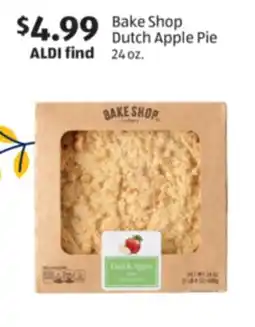 Aldi Bake Shop Dutch Apple Pie offer