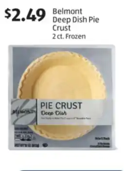 Aldi Belmont Deep Dish Pie Crust offer