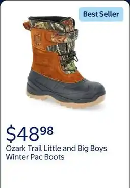 Walmart Ozark Trail Little and Big Boys Winter Pac Boots offer