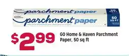 Grocery Outlet GO Home & Haven Parchment Paper offer