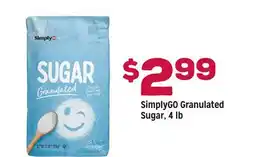 Grocery Outlet SimplyGO Granulated Sugar, 4 lb offer