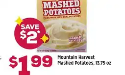 Grocery Outlet Mountain Harvest Mashed Potatoes, 13.75 oz offer