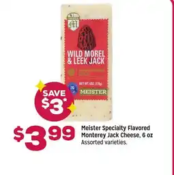 Grocery Outlet Meister Specialty Flavored Monterey Jack Cheese offer