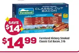 Grocery Outlet Farmland Hickory Smoked Classic Cut Bacon offer
