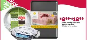 Grocery Outlet Anchor Hocking, Nordic Ware & Wilton Bakeware offer