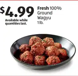Aldi Fresh 100% Ground Wagyu offer