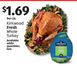 Aldi Kirkwood Fresh Whole Turkey offer