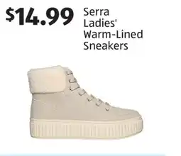 Aldi Serra Ladies' Warm-Lined Sneakers offer
