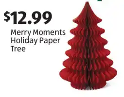 Aldi Merry Moments Holiday Paper Tree offer
