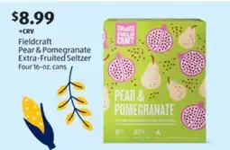Aldi Fieldcraft Pear & Pomegranate Extra-Fruited Seltzer offer