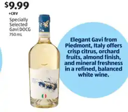 Aldi Specially Selected Gavi DOCG offer