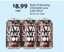 Aldi State of Brewing Chocolate Lava Cake Stout offer