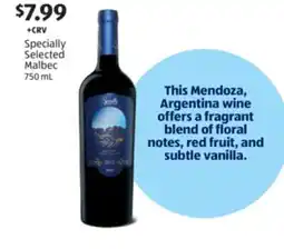 Aldi Specially Selected Malbec offer