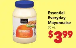 Vallarta Supermarkets Essential Everyday Mayonnaise offer