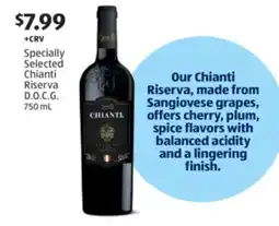 Aldi Specially Selected Chianti Riserva D.O.C.G offer