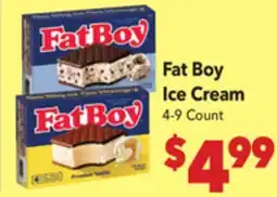 Vallarta Supermarkets Fat Boy Ice Cream offer