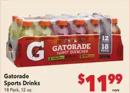 Vallarta Supermarkets Gatorade Sports Drinks offer