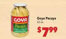 Vallarta Supermarkets Goya Pacaya offer