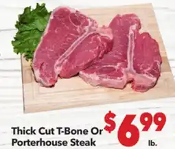 Vallarta Supermarkets Thick Cut T-Bone Or Porterhouse Steak offer