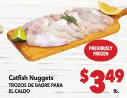 Vallarta Supermarkets Catfish Nuggets / TROZOS DE BAGRE PARA EL CALDO offer
