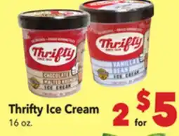 Vallarta Supermarkets Thrifty Ice Cream offer