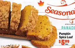 Vallarta Supermarkets Pumpkin Spice Loaf offer