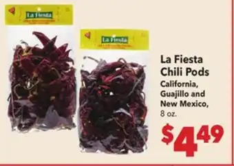 Vallarta Supermarkets La Fiesta Chili Pods offer