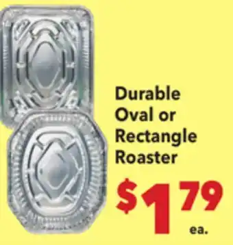 Vallarta Supermarkets Durable Oval or Rectangle Roaster offer