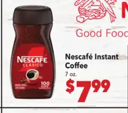 Vallarta Supermarkets Nescafé Instant Coffee offer