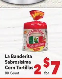 Vallarta Supermarkets La Banderita Sabrosisima Corn Tortillas offer