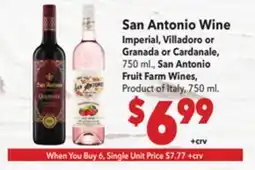 Vallarta Supermarkets San Antonio Wine offer